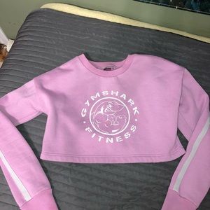 Gymshark pink cropped sweater